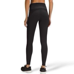 Lululemon Wunder Train High-Rise Tight 28" *Satin Panels Black Size 4
